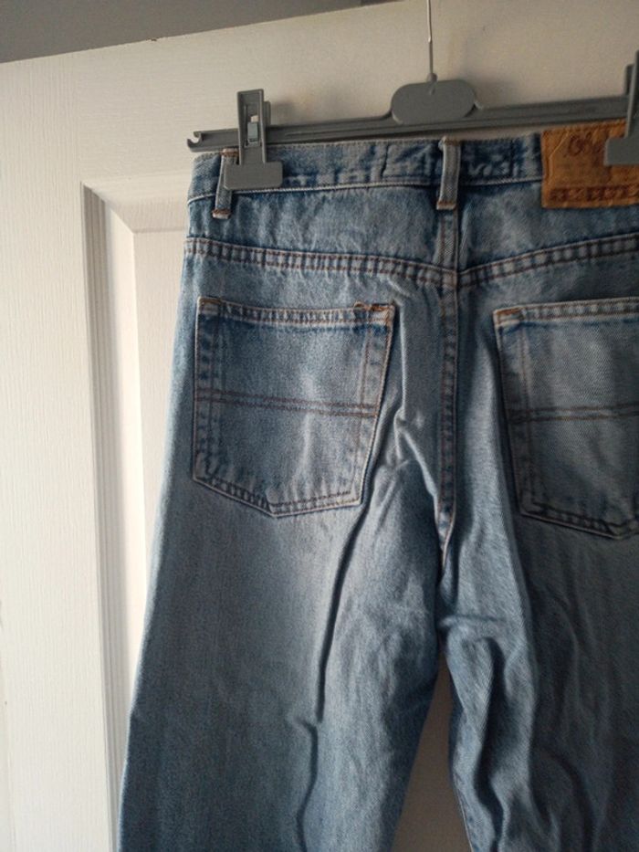 Jeans oboush taille 38 coloris bleu clair idéal pour le travail - photo numéro 7