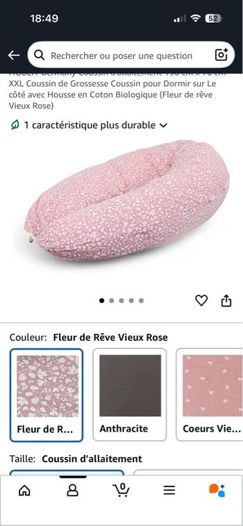 Coussin d’allaitement