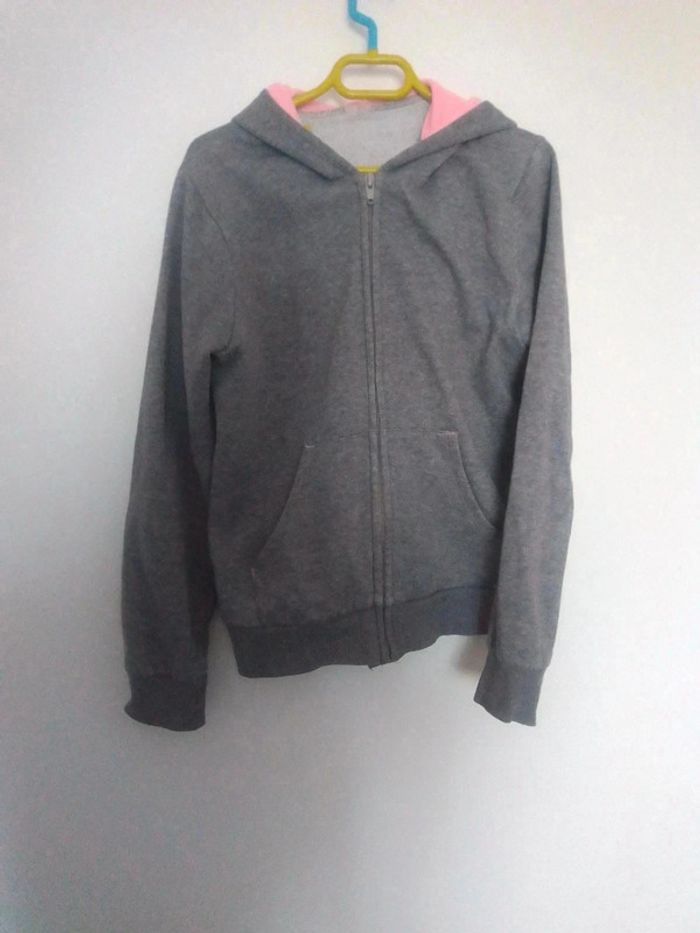 Sweat zippé fille 10 ans