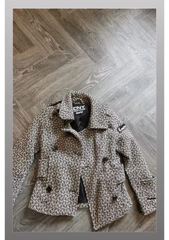 Veste avec épaulette Complices noir/blanc taille S femme