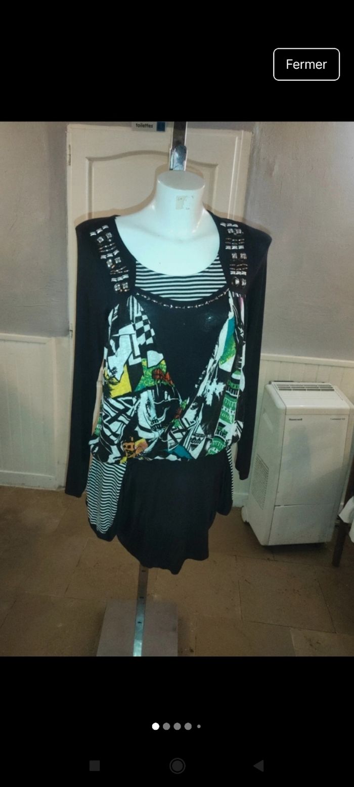 Très belle tunique longue f5