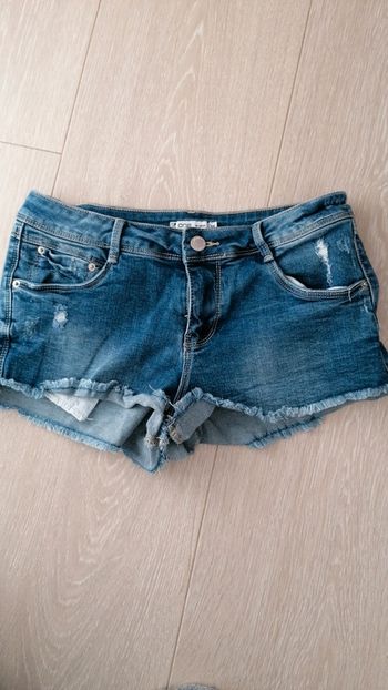 Short en jean femme