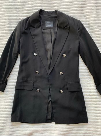 Blazer noir Bershka