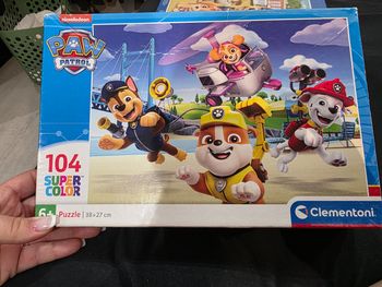 Puzzle paw patrol 104 pièces en bon état 