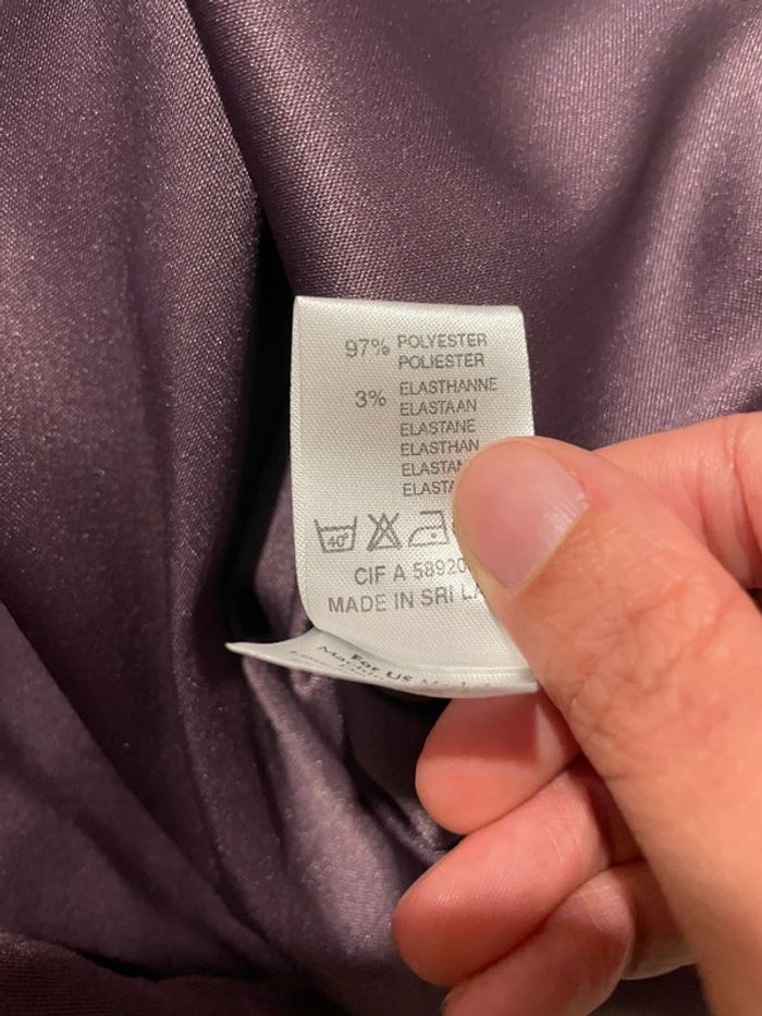 Veste chemise neuf La Redoute – Violet prune – Taille 52 – Élégante & confortable - photo numéro 9
