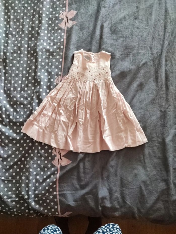 Robe Cyrillus à smock 9 mois