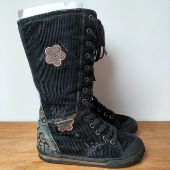Bottes en velours