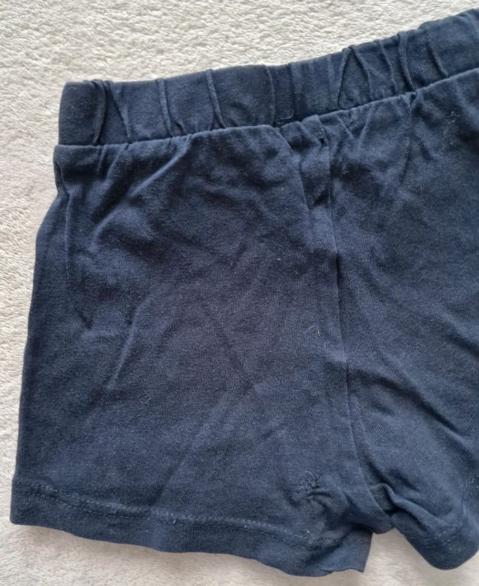 Lot de 2 shorts marine & moutarde - 18M - Gémo (BE avec défauts) - photo numéro 7