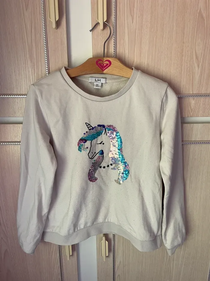 Sweat licorne 10 ans