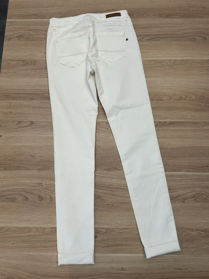 Pantalon blanc bonobo taille 38 - photo numéro 3