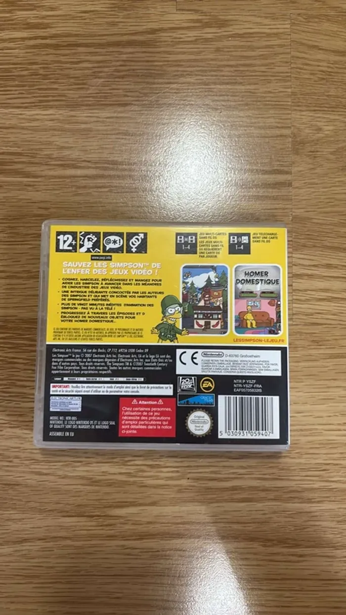 Jeu Nintendo DS Les Simpson - photo numéro 3