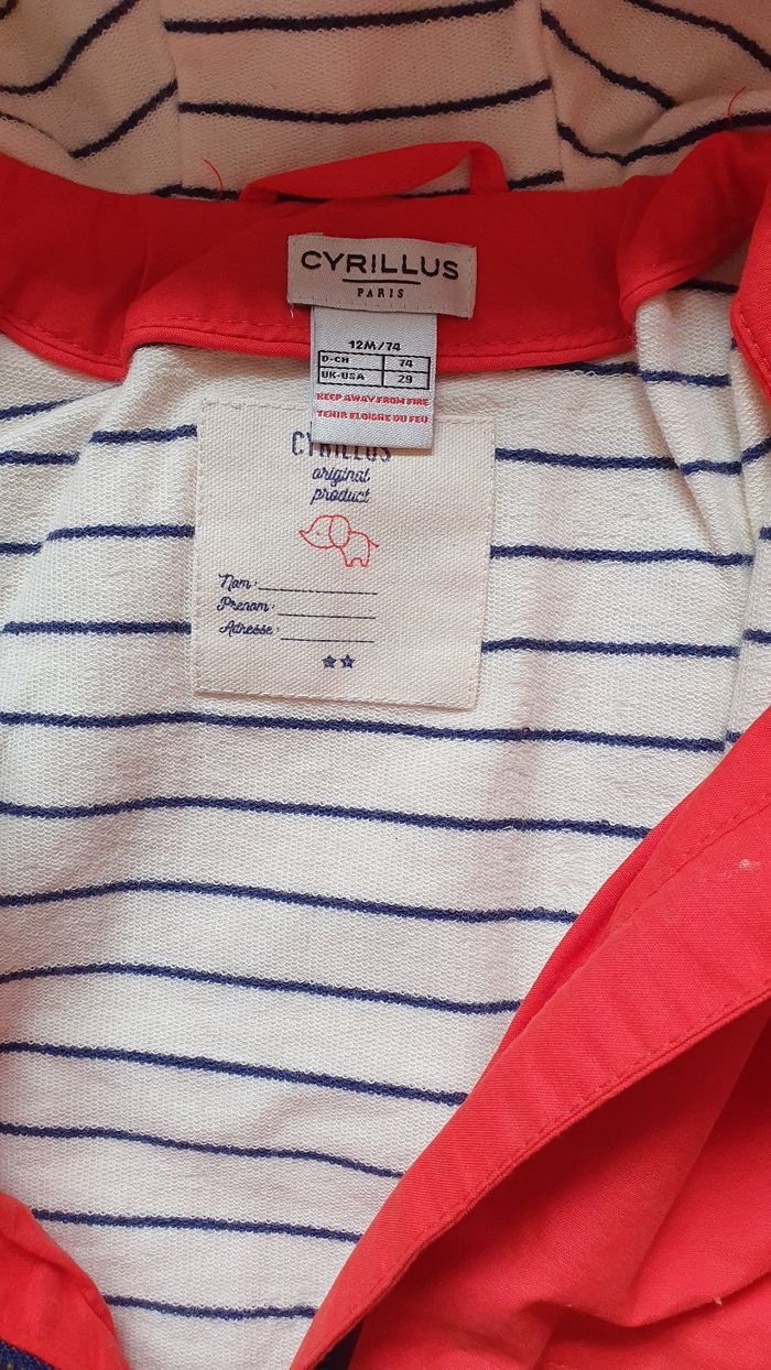 Veste Cyrillus Neuve 12 mois - photo numéro 3