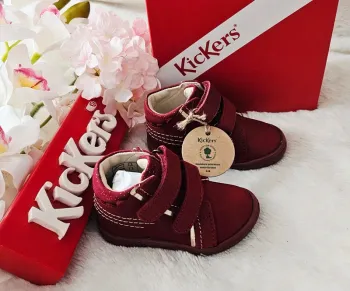Bottes Bottines cuir Scratch 1er pas 👣 Kickers T20