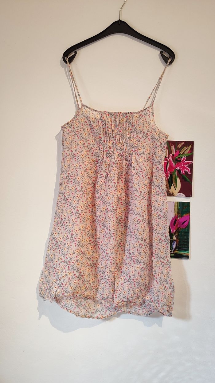 Top fleur y2k taille S - photo numéro 2