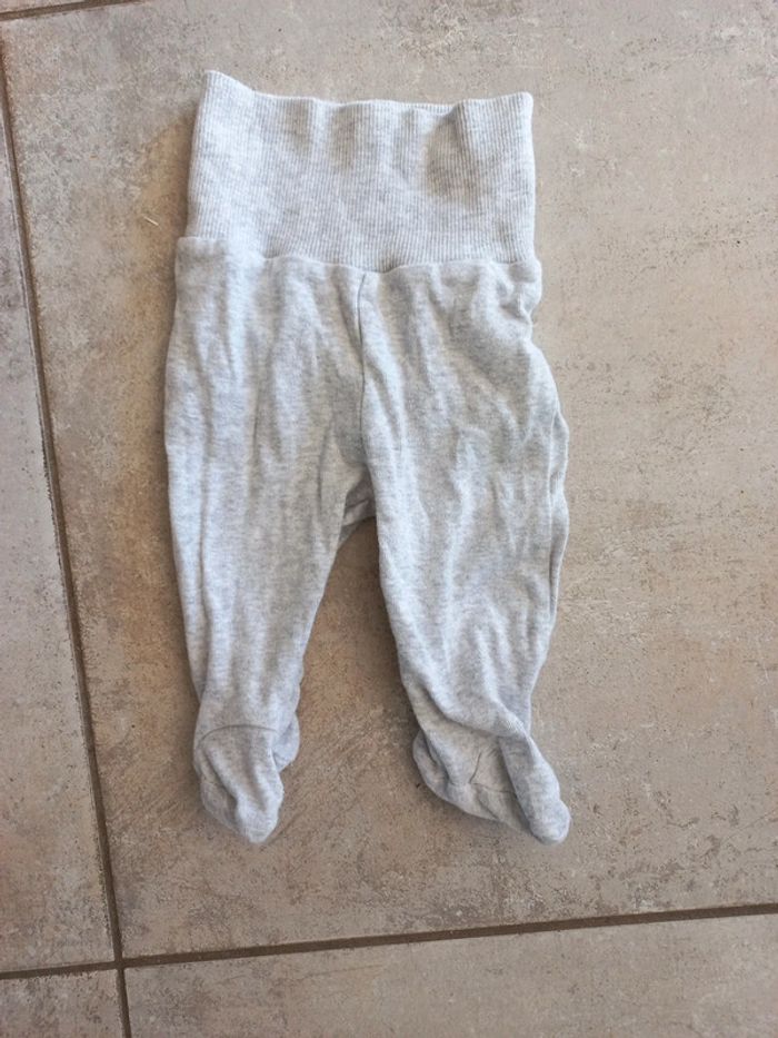 Legging ou bas de pyjama léger mixte bébé gris 3 mois Kiabi