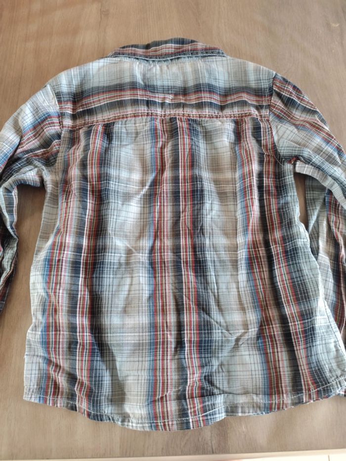 Chemise manches longues à carreaux - photo numéro 4