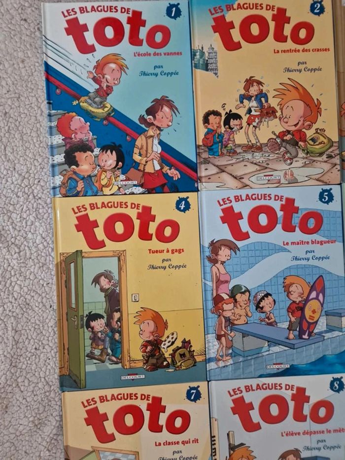 Lot de  10 bandes  dessinées Les blagues de Toto - photo numéro 2