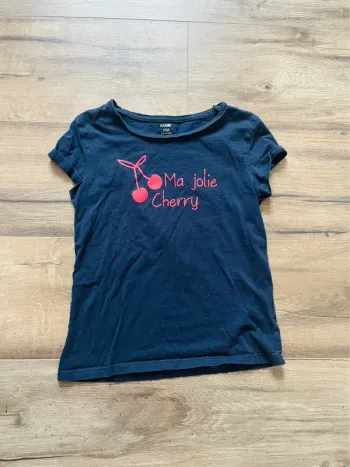 T shirt fille 10 ans manches courtes