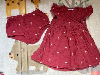 Robe portefeuille + mini short