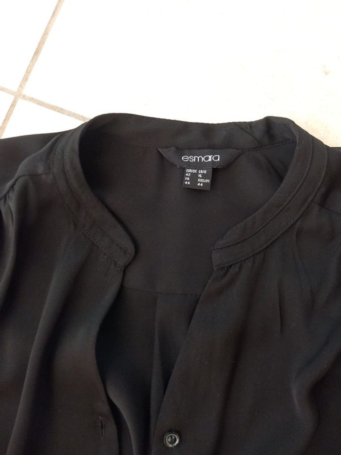 Chemisier noire taille 44 neuve Esmara - photo numéro 3