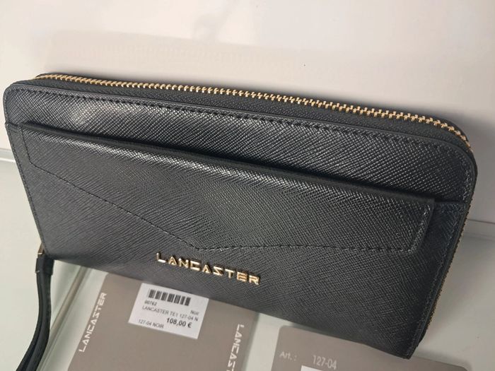Lancaster portefeuille en cuir avec dragone noir neuf - photo numéro 2