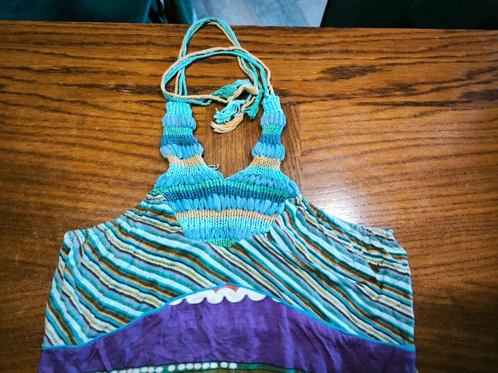 Robe/mini robe dos nu Calao Peace And Love - photo numéro 3