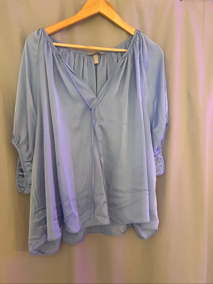 BLOUSE À NOUER OVERSIZE - photo numéro 4
