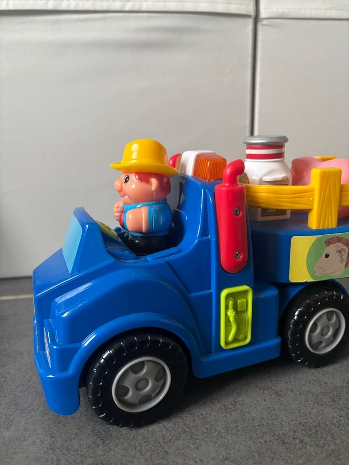 Camion de la ferme musicale bleu - photo numéro 6