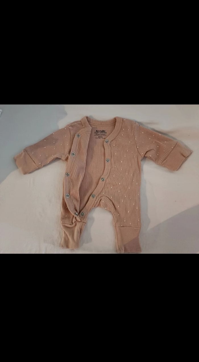 Pyjama dors-bien côtelé pour bébé fille ou garçon - photo numéro 2