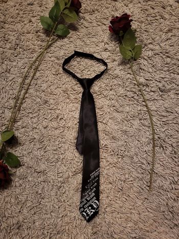 Cravatte garçon noir taille unique