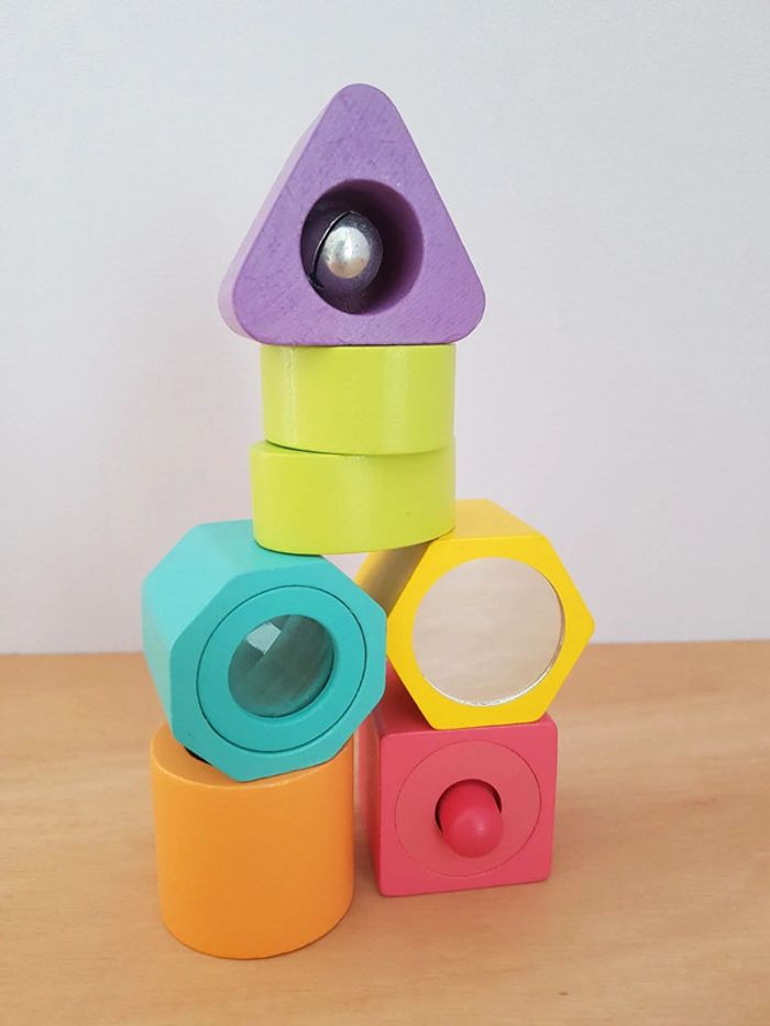 Janod cubes sensoriels I Wood en bois - photo numéro 10