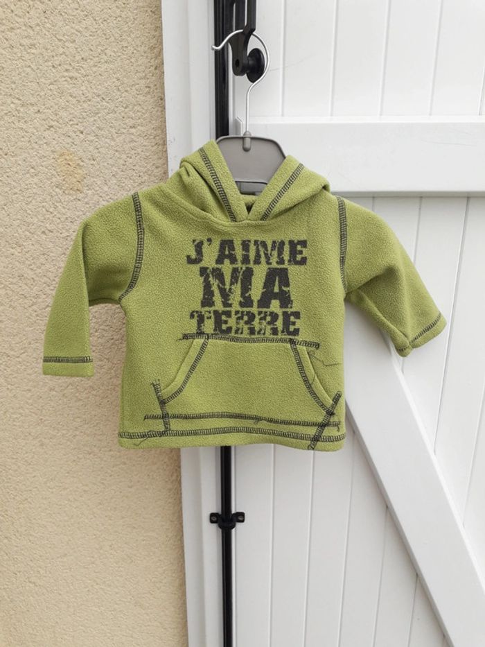 Sweat polaire garçons taille 3 mois