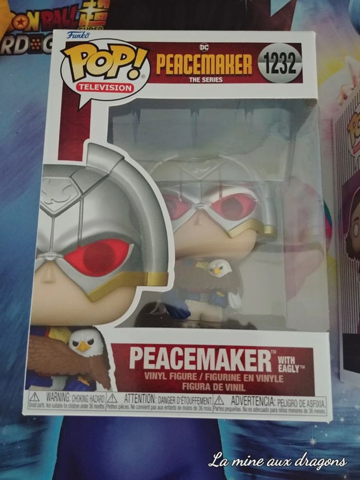 Funko Pop Peacemaker With Eagly Dc Comics John Cena figure