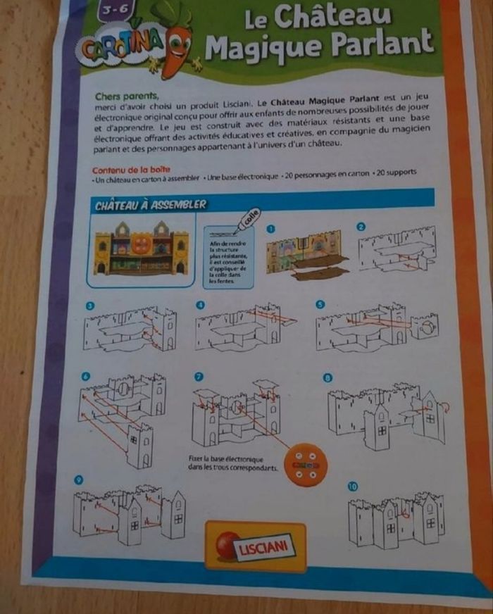 Le château magique parlant jeu d'apprentissage Lisciani Giochi Carotina TBE 🏰 - photo numéro 6
