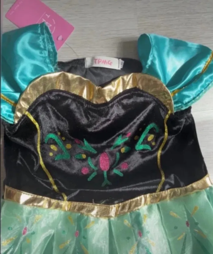Robe Anna Frozen 5/6 ans - photo numéro 3