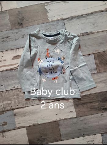 Tee-shirt "Baby club" 2ans