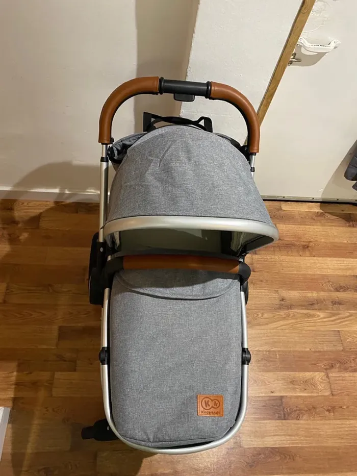 Poussette kinderkraft 3 en 1 neuf - photo numéro 3