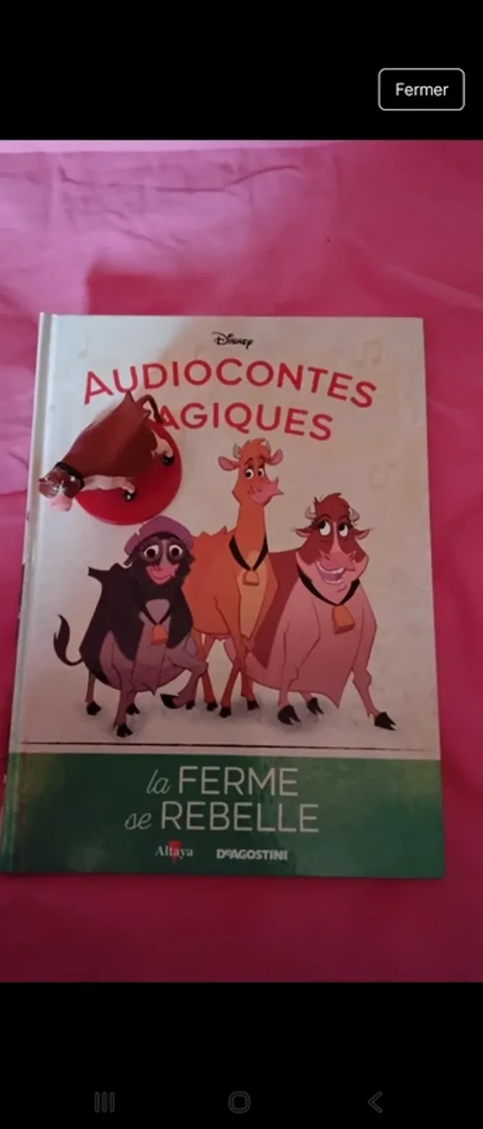 Livre+Figurine 53 audioconte magique altaya deagostini disney magic audio conte compte