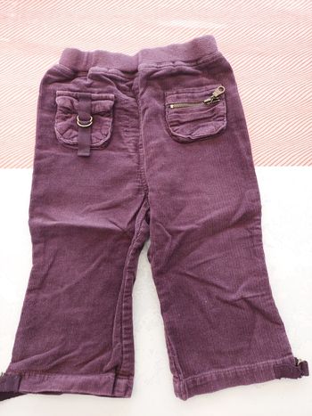 Pantalon velours ras 18mois