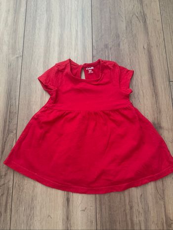 Robe rouge Kiabi 3 mois