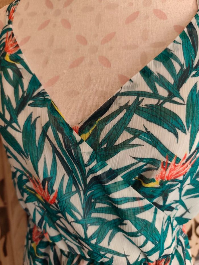 Robe imprimée fleurs façon cache coeur T 34 Kiabi - photo numéro 11