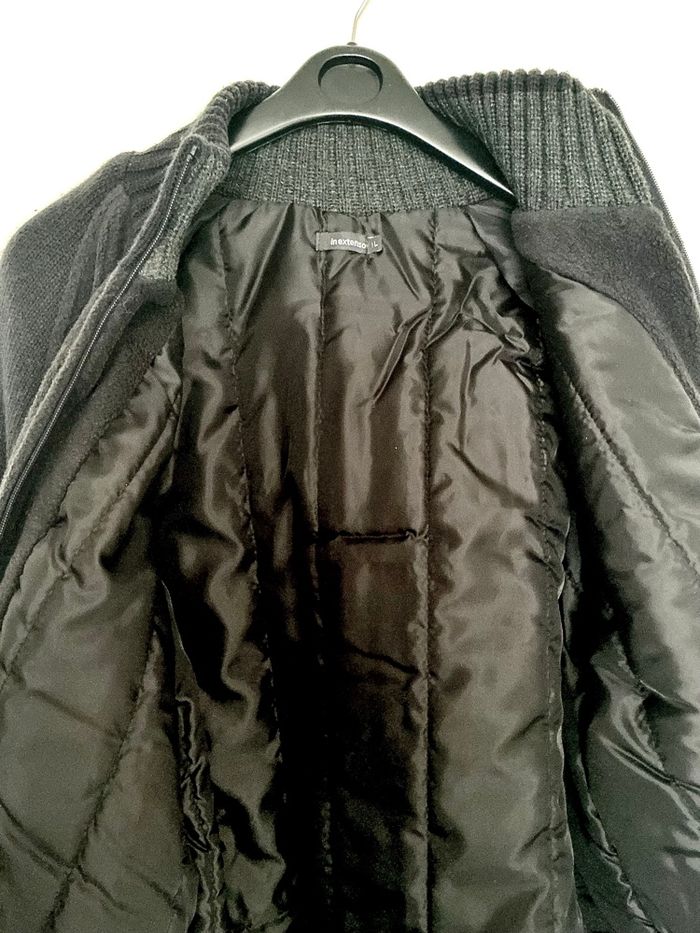 Blouson homme en polaire gris foncé taille L - photo numéro 3