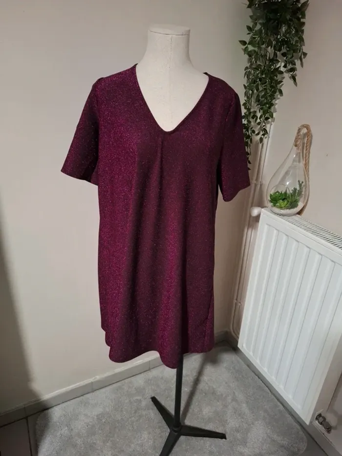 Robe de soirée pailletée taille 38