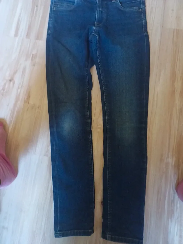 Jeans skinny taille réglable 11 ans - photo numéro 9