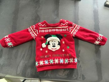 Pull de Noël Disney Baby Mickey 