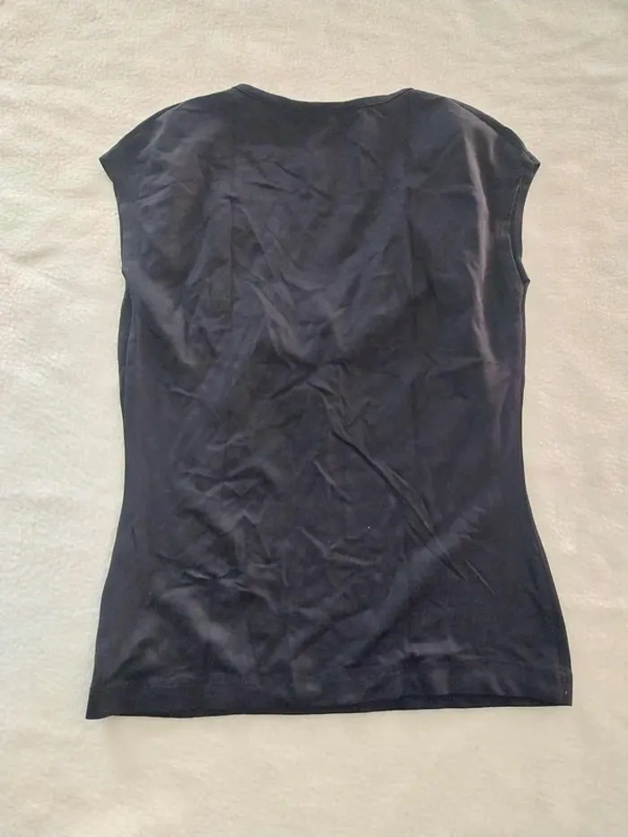 Haut noir tissu maillot bain TS - photo numéro 4