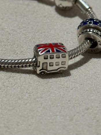 Charm Bus Londonien Drapeau Anglais
