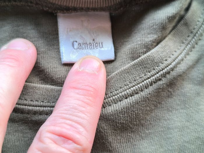 Tee-shirt manches longues T1 Camaïeu - photo numéro 2