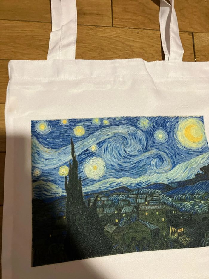 Tote Bag La nuit étoilée Van Gogh - photo numéro 2