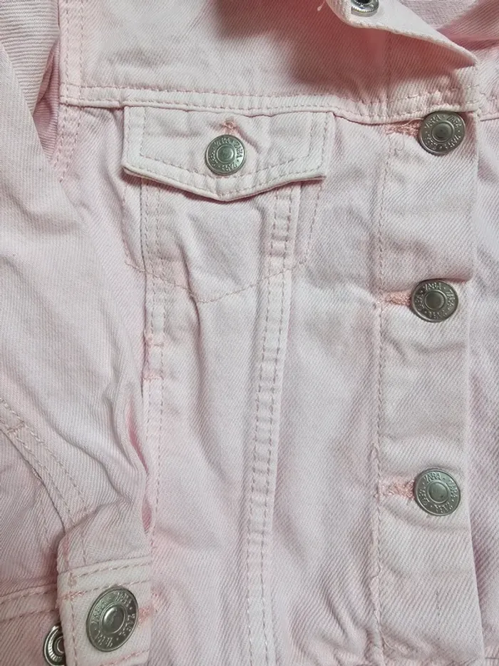 Veste en jean 2-3 an zara - photo numéro 3